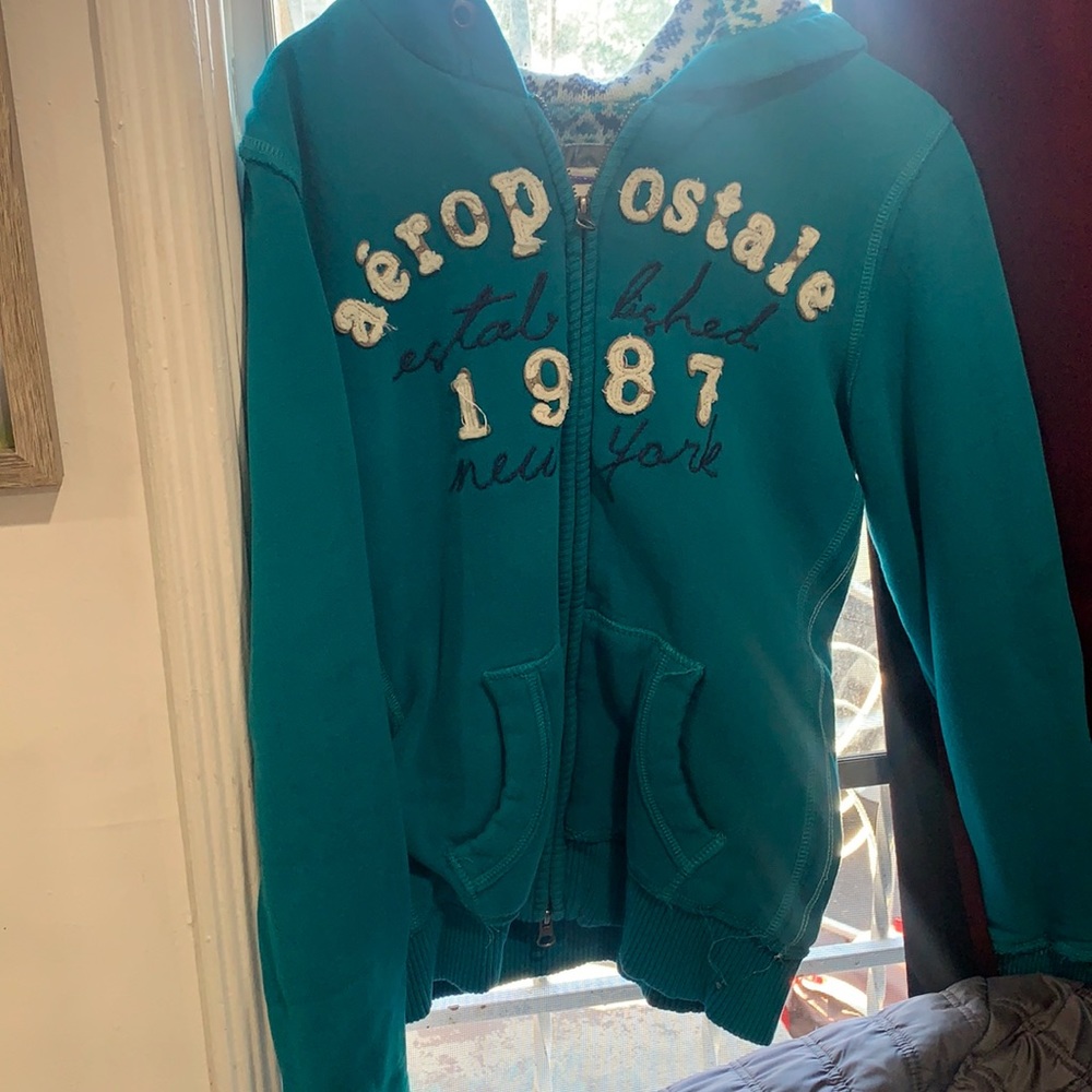 Turquoise warm cozy sweater